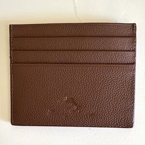 New Tommy Bahama Rich Brown Leather Card Holder